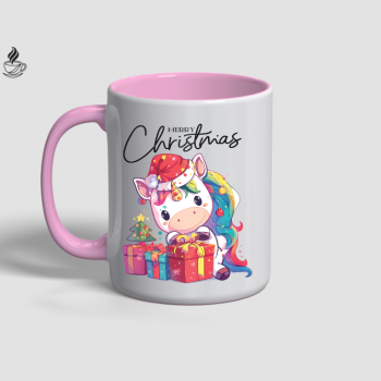 1000030 - Einhorn an Weihnachten